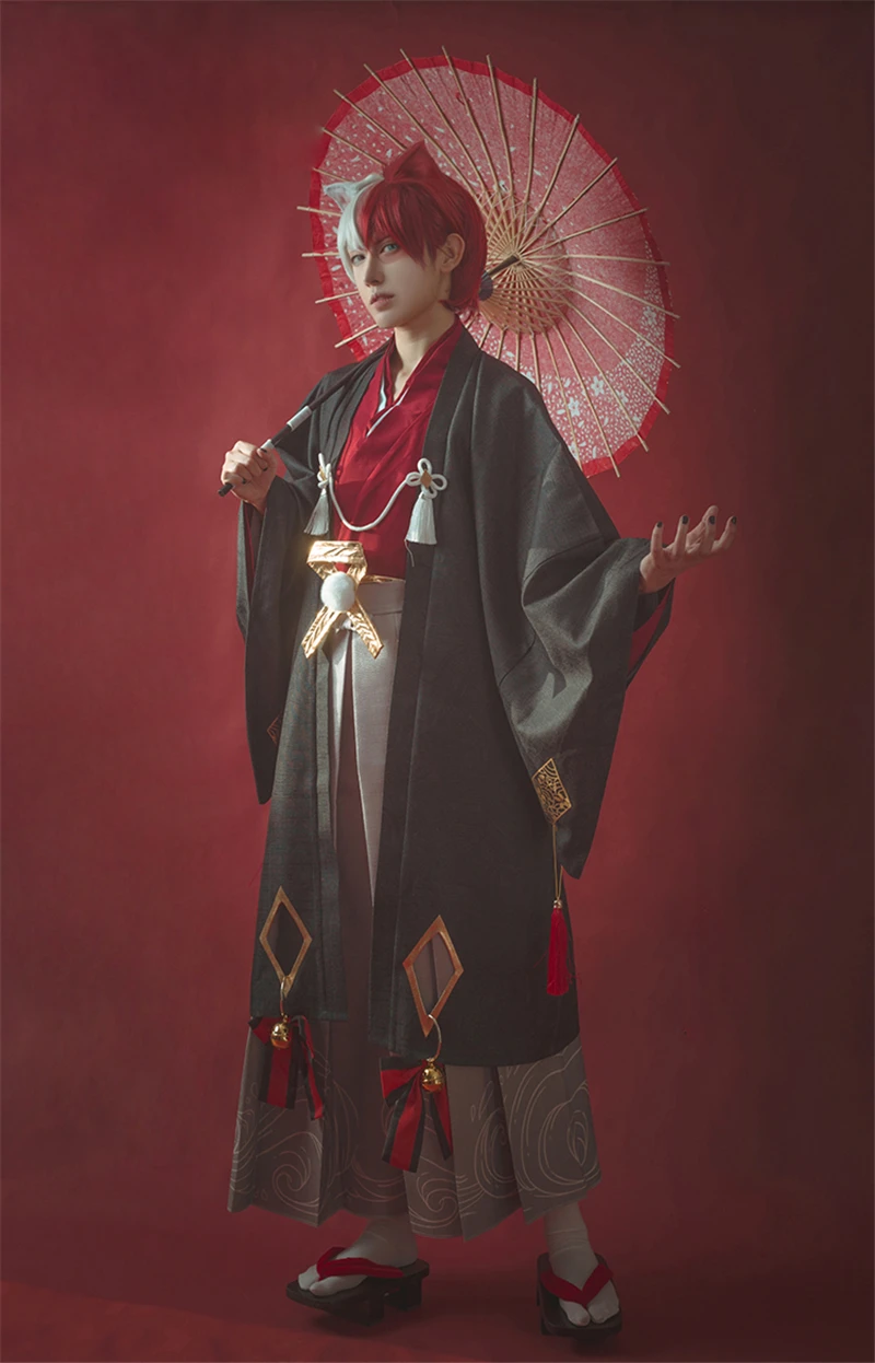 Карнавальный костюм Todoroki Shoto «Мой герой», одежда для Хэллоуина, кимоно