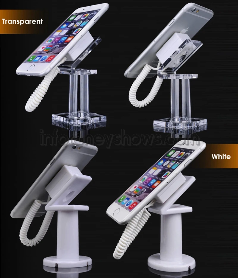 20 шт. акриловые мобильный телефон безопасности стенд Iphone anti-theft держатель с выдвижной устройство для розничного магазина show