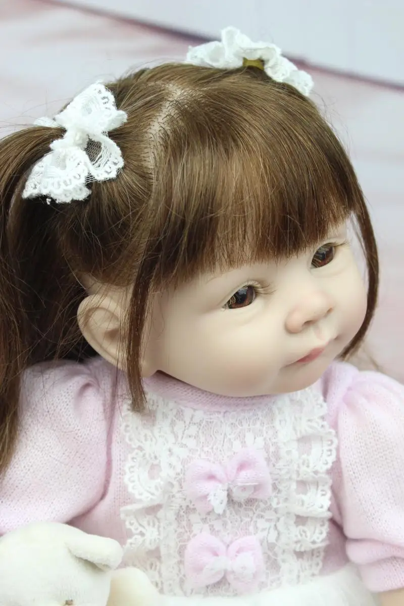 Kawaii 55 см детские игрушки для девочек кукла девочка реалистичные куклы