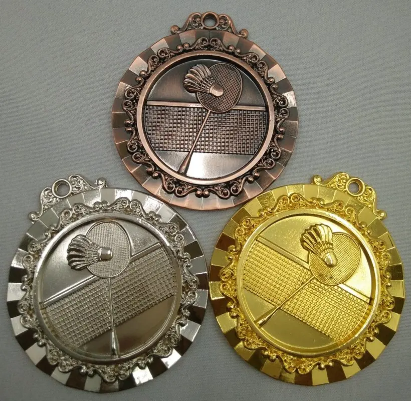 Бадминтон школьная спортивная медаль золотые серебряные бронзовые медали в