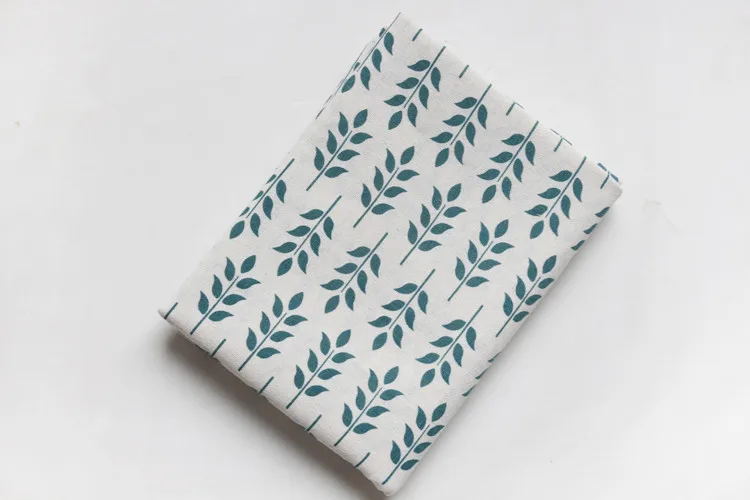 Бесплатная доставка льняная скатерть с листьями кальмара ткань для подушек обои