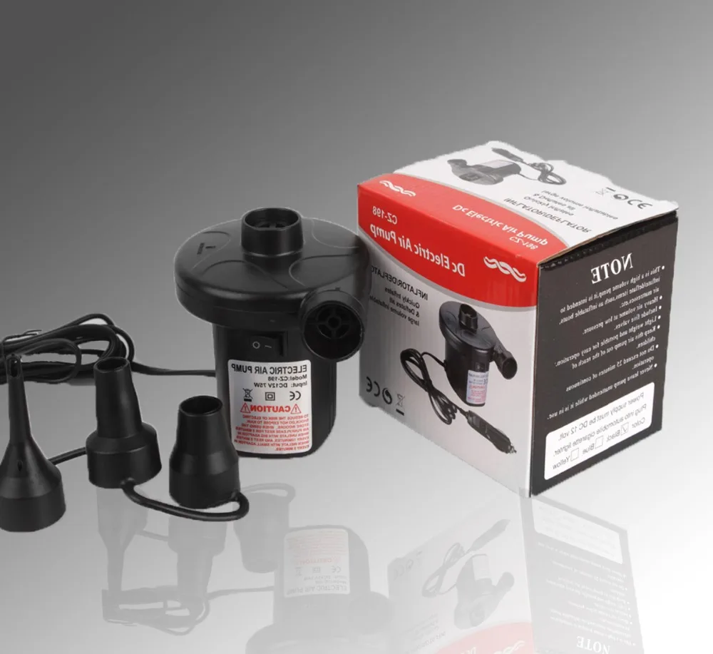 Автомобильный воздушный насос электрический компрессор 12 в пост. Тока 4800 па