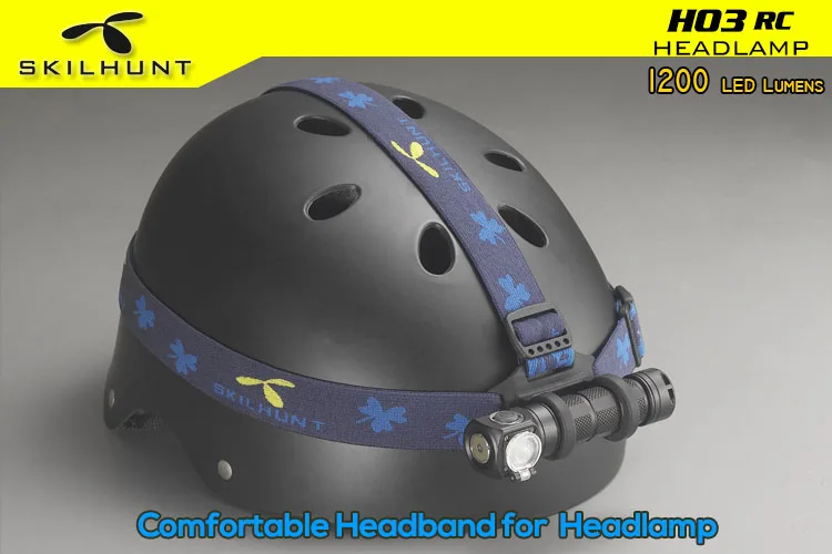 Skilhunt H03 H03R H03F RC 1200 люмен холодный или нейтральный белый USB Магнитный зарядный фонарик лампа+ повязка на голову