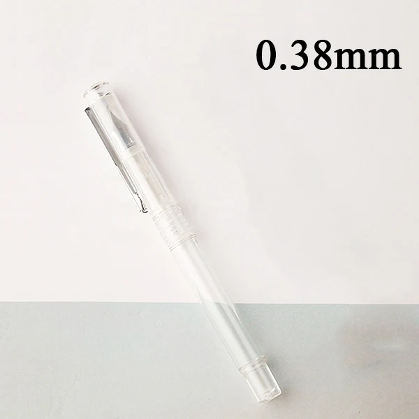 EF 0.38mm Rovtop 0,38/0,5 прозрачная перьевая ручка для творчества, художественная живопись, дизайн для скрапбукинга, сделай сам, товары для студентов и школьников F10 - Цвет: EF 0.38mm