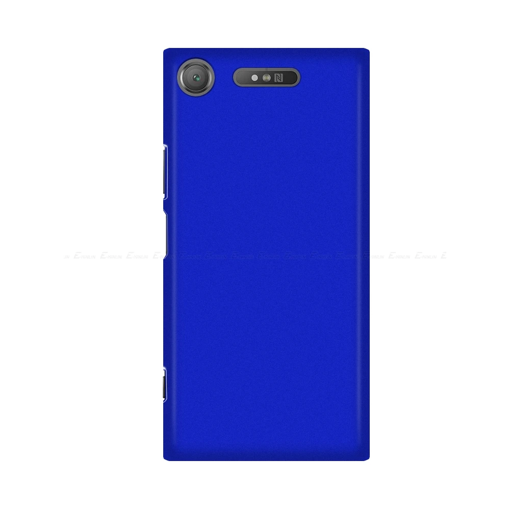 Ультратонкий матовый чехол из поликарбоната для sony Xperia XZS XA1 L1 XA X Z Z1 Z2 Z3 Z4 Z5 XZ1 Compact E5 XZ Premium Ultra Plus твердая задняя крышка - Цвет: Синий