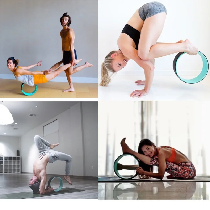 TPE + ABS колесо Йога/кольцо чудо йога круг Пилатес кольца домашний спортзал Фитнес