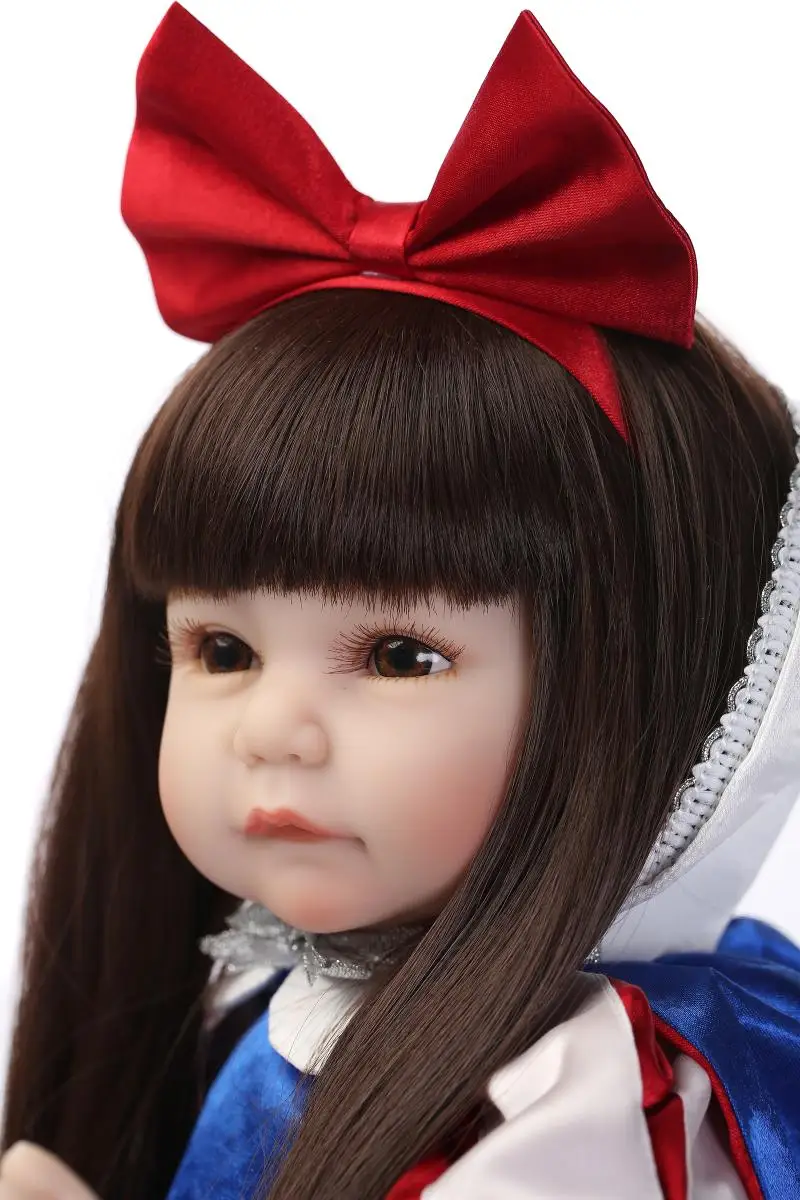 Горячая Распродажа 22 дюймов силиконовая кукла для новорожденных Белоснежка