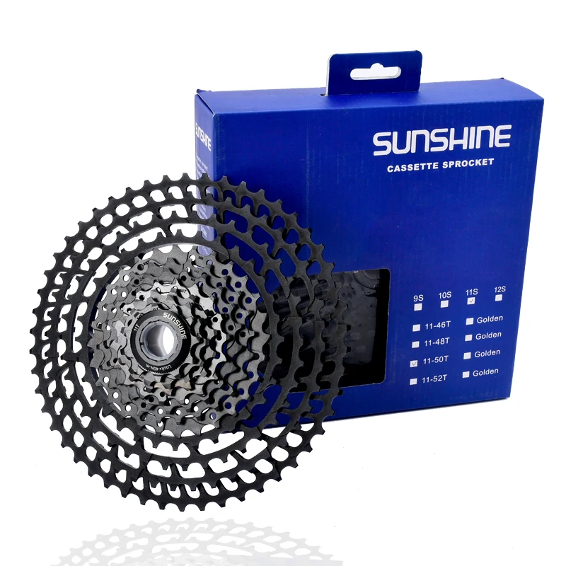 SUNSHINE 11S горный велосипед Кассетный Маховик cassete 11 velocidade 50T Сверхлегкий маховик из