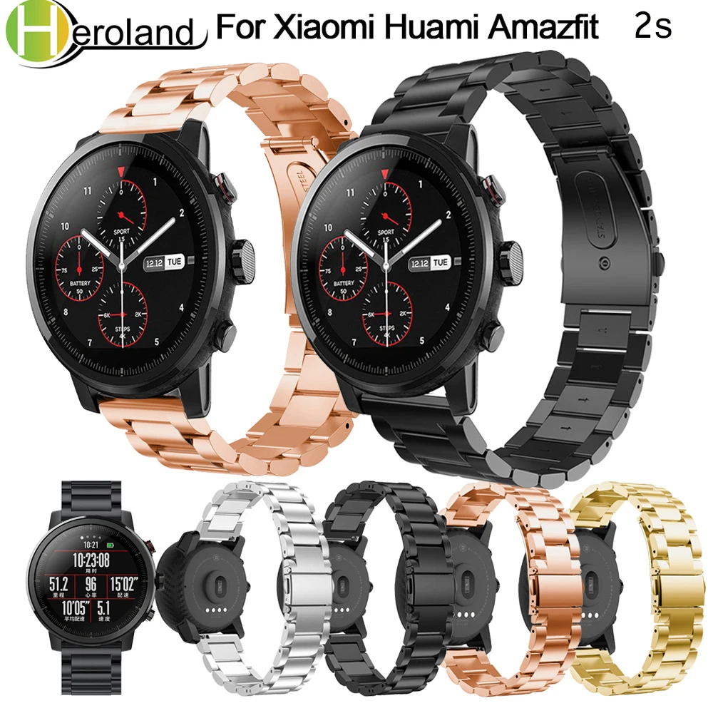 Браслет для оригинального Xiaomi Huami Amazfit Stratos 2 2th pace ремешок браслет умный 22 мм