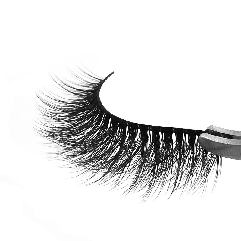 SHIDISHANGPIN 3d mink false lashes full strip 10mm eyelashes natural long eyelash extension 1 box 3 pairs X22 | Красота и здоровье