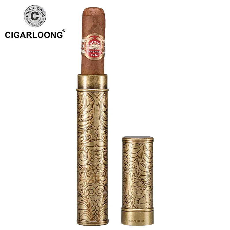 COHIBA тюбик увлажняющего средства для сигар портативная герметичная трубка