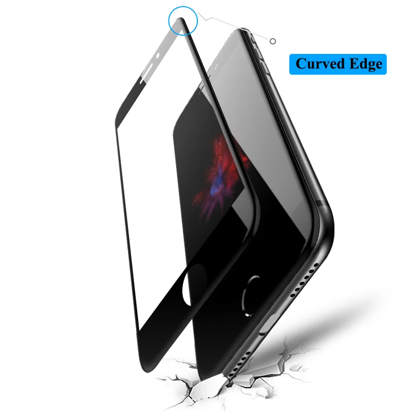 5D полностью проклеенное закаленное стекло для Applie iPhone 6S 7 8 Plus X XR XS Max Защитное стекло для экрана i phone 6 S 6plus