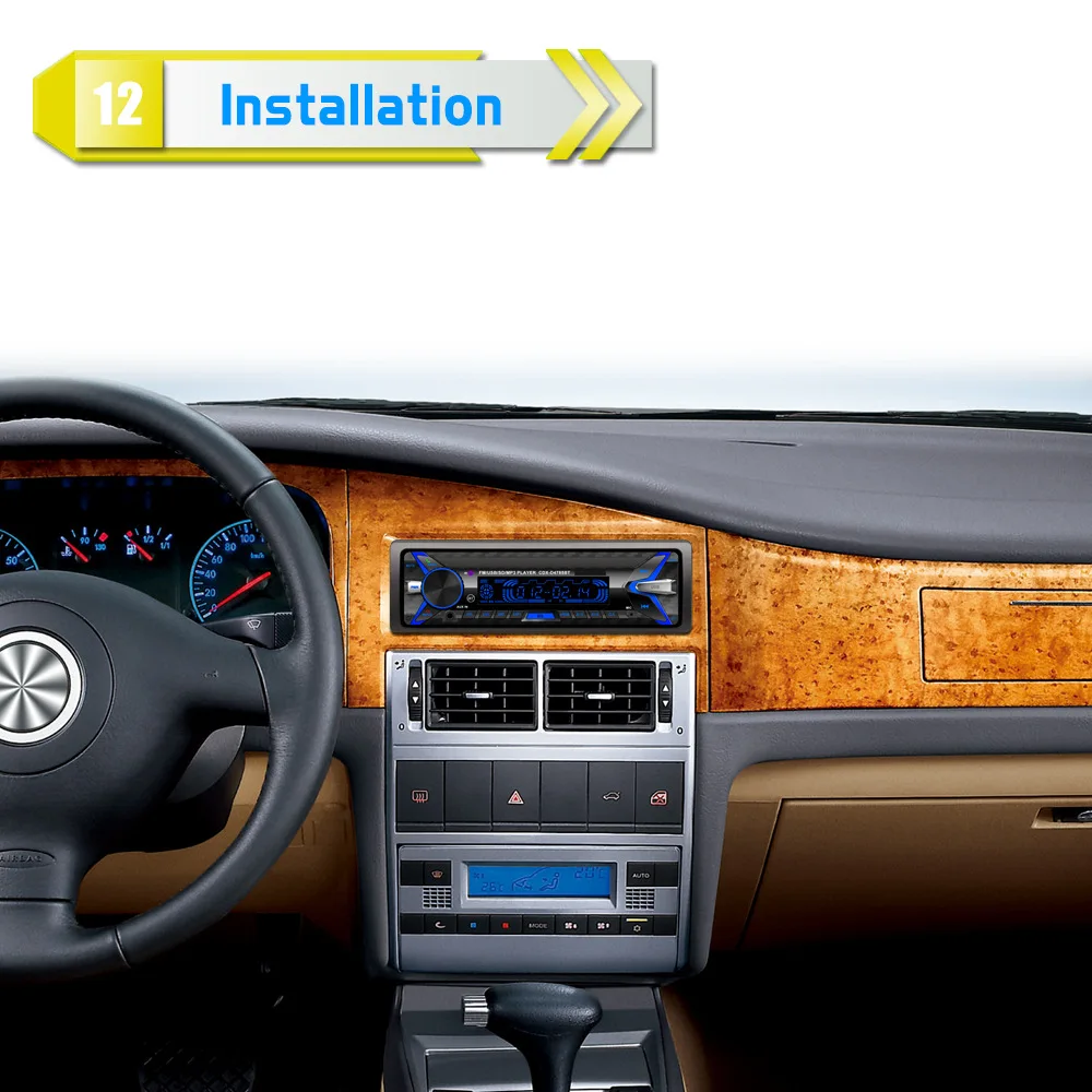 SD карта Bluetooth декодеры Автомобильный MP3 AUX адаптер Hands-free дистанционное управление