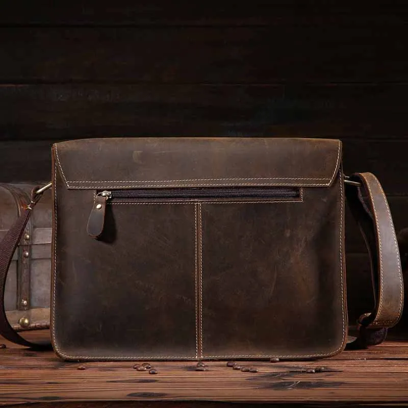 NEWEEKEND Ретро Повседневная многофункциональная натуральная кожа воловья Crazy Horse