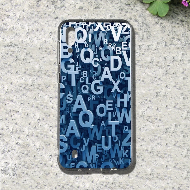 Черными буквенными принтами и мягкий TPU мобильный чехол для телефона samsung Galaxy S3 S4