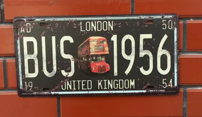 Номер машины, металлическая пластина, Ретро стиль, США, Декор, Route 66, Оловянная вывеска, бар, паб, гараж, металлические вывески, декоративная металлическая доска, 15x30 см - Цвет: 21