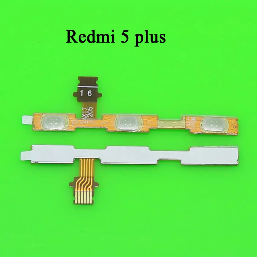 For Redmi 5 plus Юйси 1 шт. кнопка включения/громкости гибкий кабель для Xiaomi Redmi 3 3S 4X4 Pro 4A 5 Plus 5A 6 6A S2 Note 2 3 4 4X5 5A - Цвет: For Redmi 5 plus