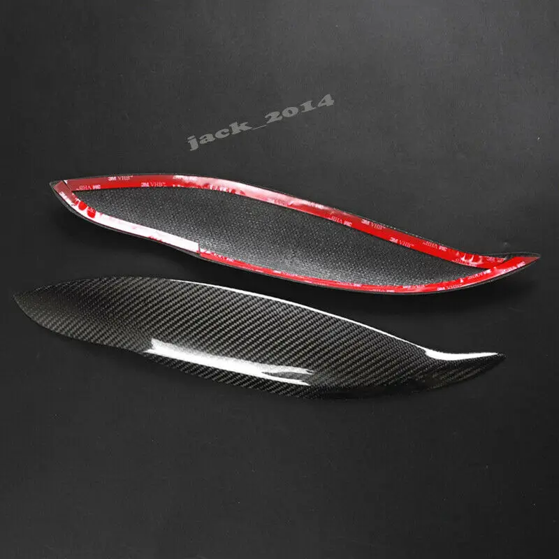 Подходит для 1999 2000 CIVIC Real CAEBON FIBER Крышка фар век бровей бровей|Абажуры| |