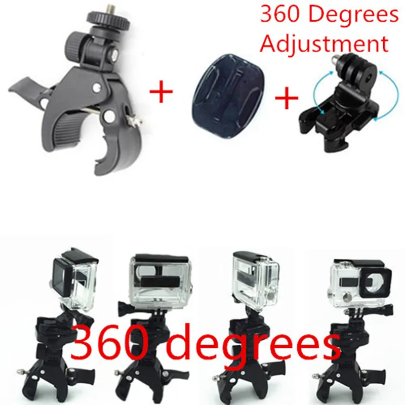 Крепление на руль велосипеда мотоцикла + 360 вращающееся регулируемое быстрое