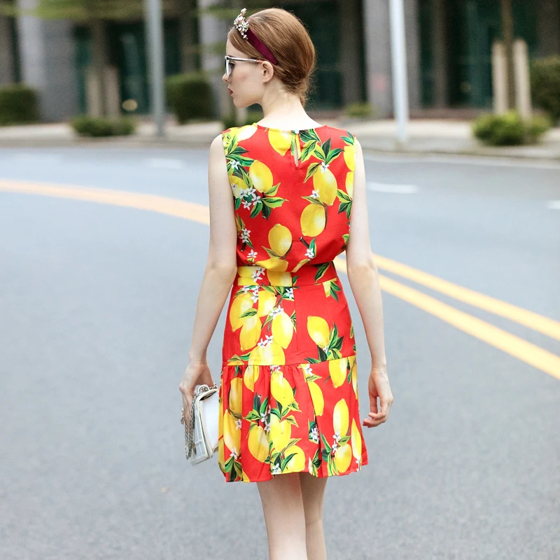 Подгонянный женский костюм 2017 Новый подиумный дизайнерский Топ без рукавов