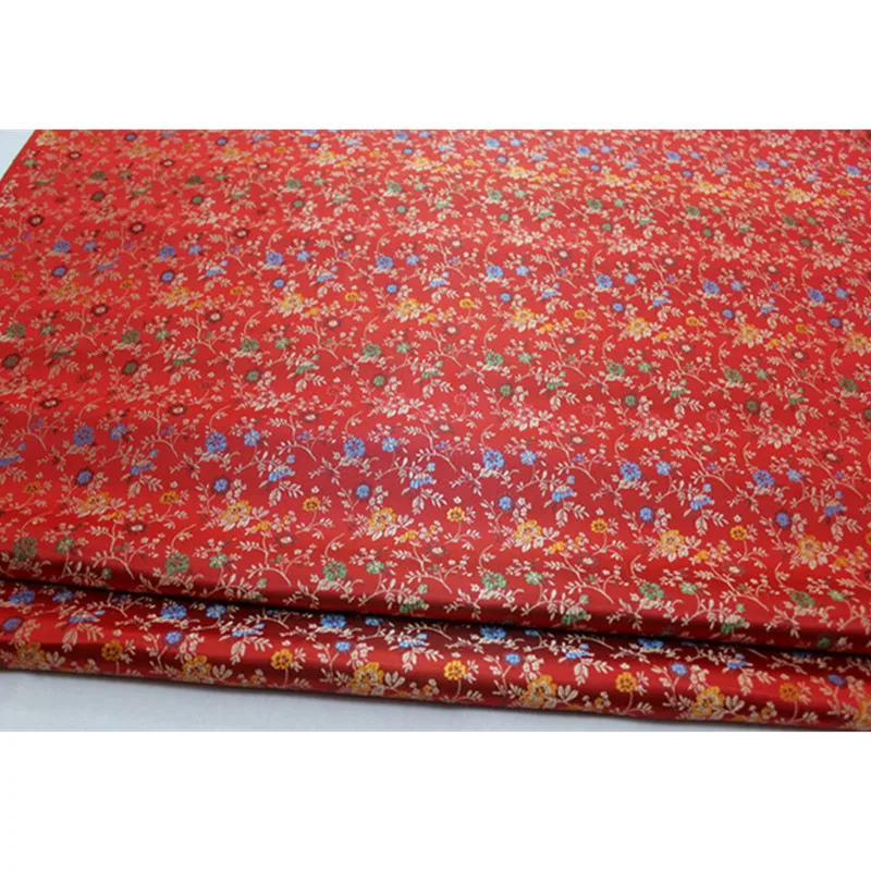CF599 жаккардовая ткань с рисунком Forals в китайском стиле шелковая парча китайская