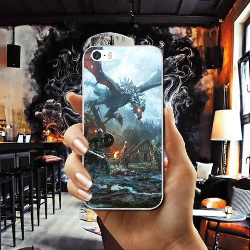 Игры Дракон рыцарь иллюстрация мягкие ТПУ Аксессуары для мобильных телефонов