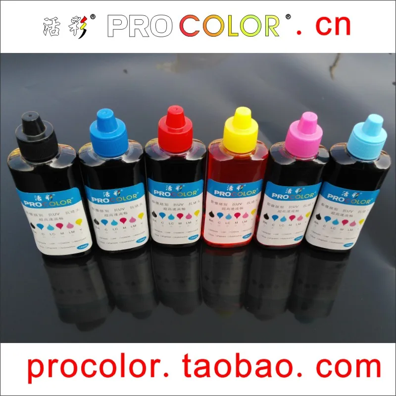 

PROCOLOR 673 T673 T6731 T6732 T6733 T6734 T6735 T6736 CISS Ink Tank System dye ink refill kit For Epson L800/L801/L1800 printers
