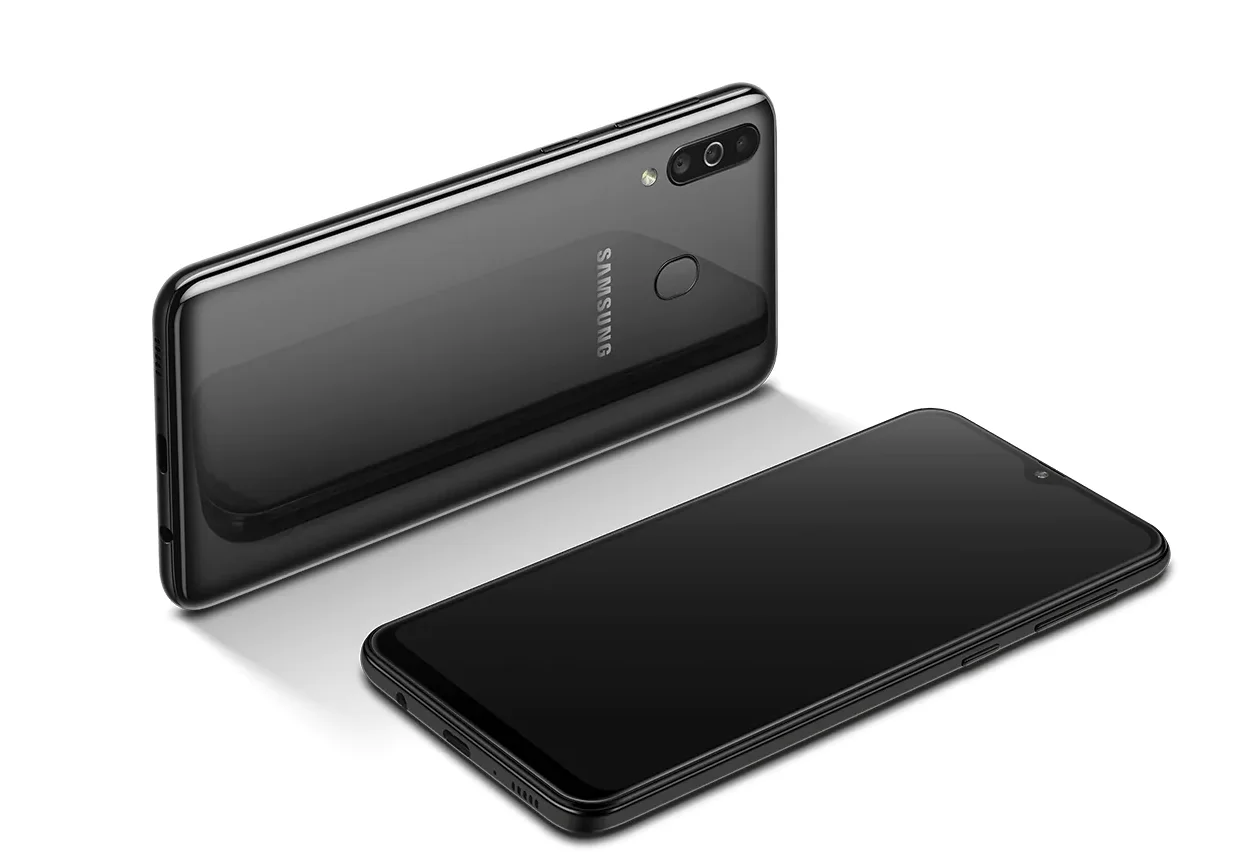 Samsung Galaxy A40S 6,4 дюймов HD+ 4G LTE мобильный телефон Android 6 ГБ ОЗУ 64 Гб ПЗУ 5000 мАч 123 ° ультра широкая камера смартфон