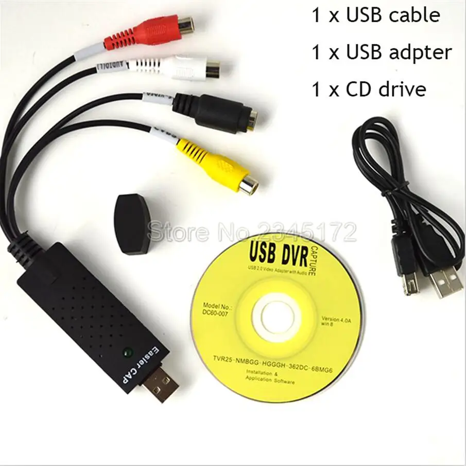 Синий Чем USB 2.0 HDMI для RCA usb адаптер конвертер Аудио видео Кабели ПК TV DVD VHS захват