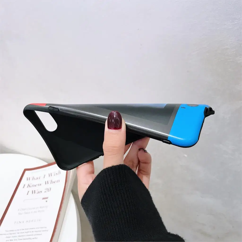 Забавный мягкий чехол из ТПУ для iPhone 7 8 Plus X 6 6s игровой автомат nintendo switch