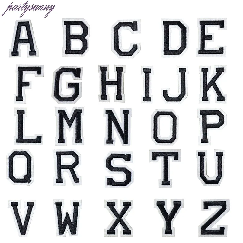 PF 26 Джерси Буквы Патчи Вышитые Патч Школьная форма Номер Шить Железа На Наклейки