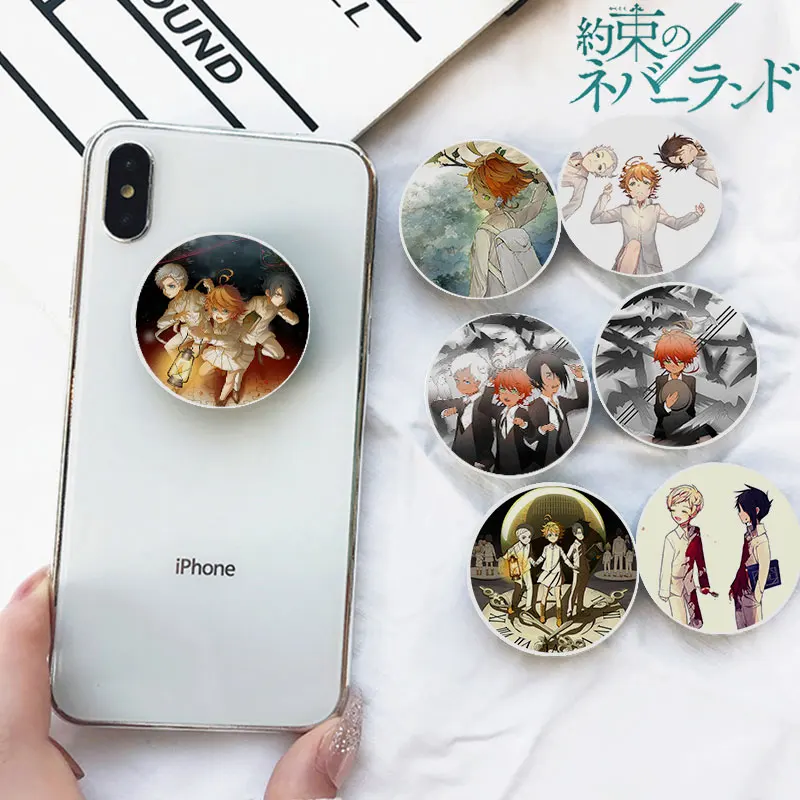 Giancomics аниме The Promised Neverland фигурка мобильного телефона кронштейн Складная ручка