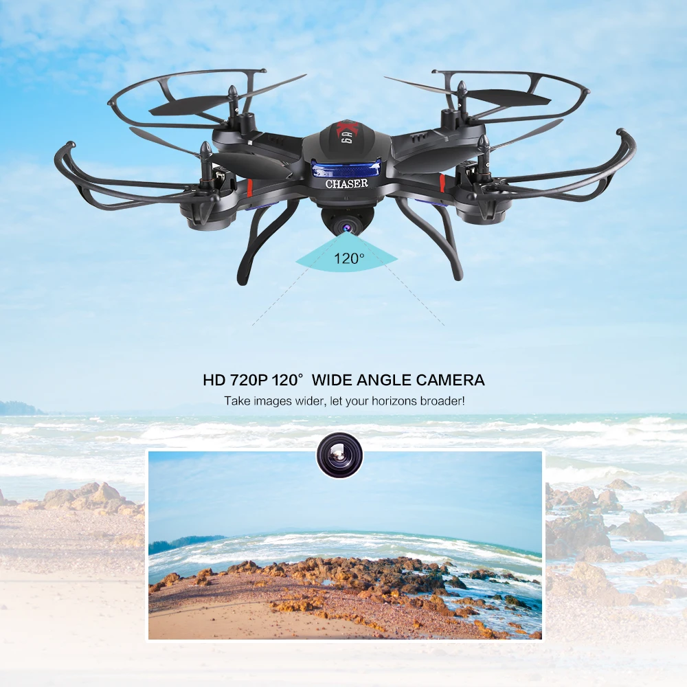 Holy Stone F181W Wifi FPV Drone 720P широкоугольная HD камера живое видео RC квадрокоптер с датчиком силы тяжести