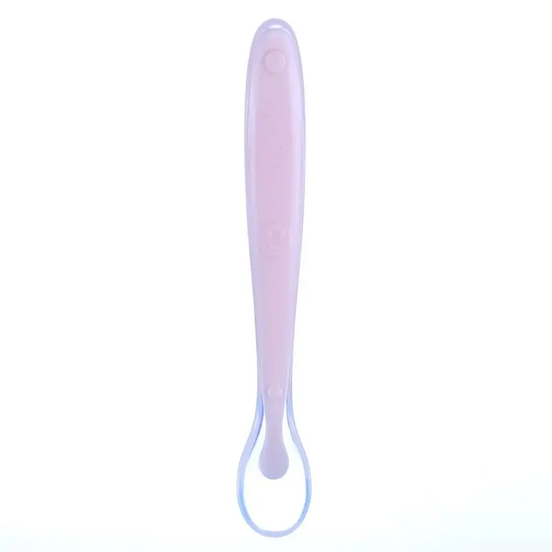 Мягкая силиконовая ложка для малышей/Ложка кормления бесплатная доставка 3 цвета