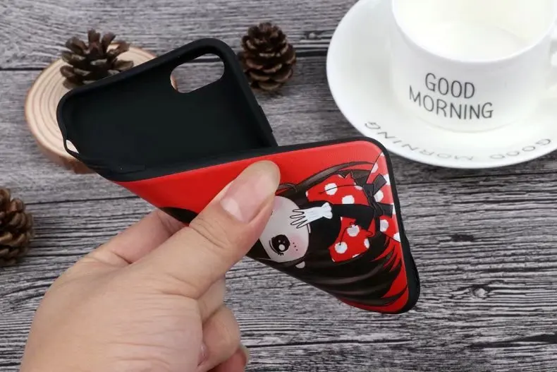 TPFIX для iPhone 7 Чехлы мягкая задняя крышка из ТПУ X 6 6s 7P 8 Plus силиконовая Милая
