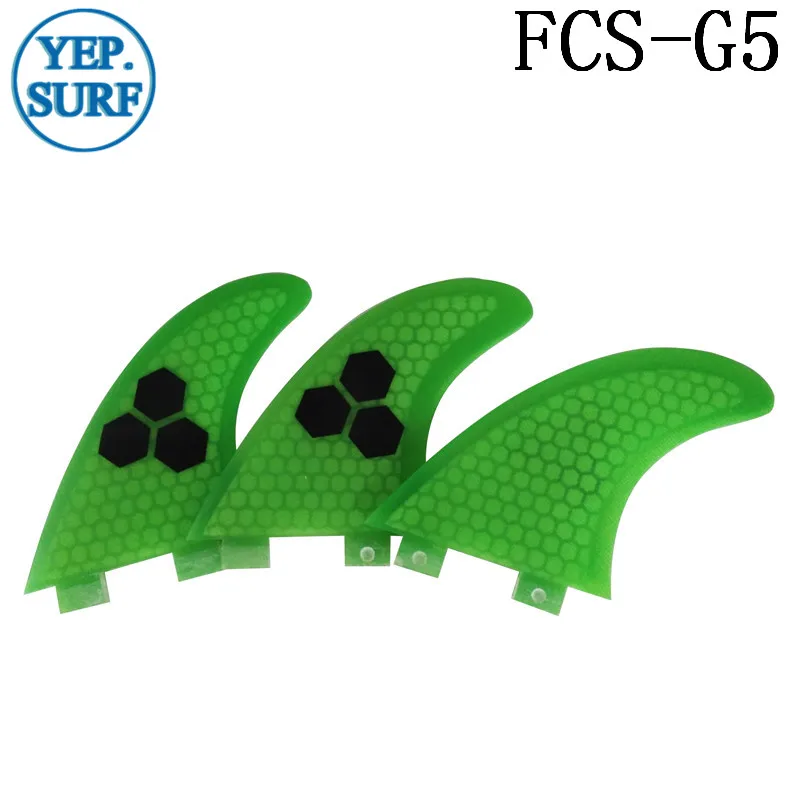 

FCS Surfboard Fin G5 Honeycomb Fibreglass Fin Surf Tri Quilhas Surf FCS Fin