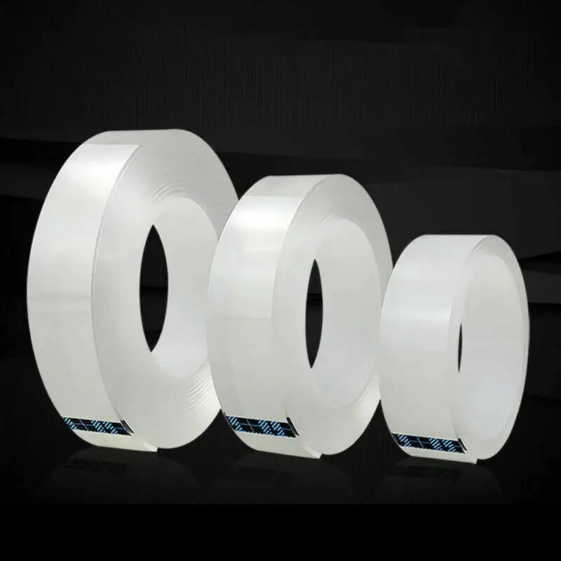 Волшебная двусторонняя клейкая лента не оставляющая следов моющаяся гелевая