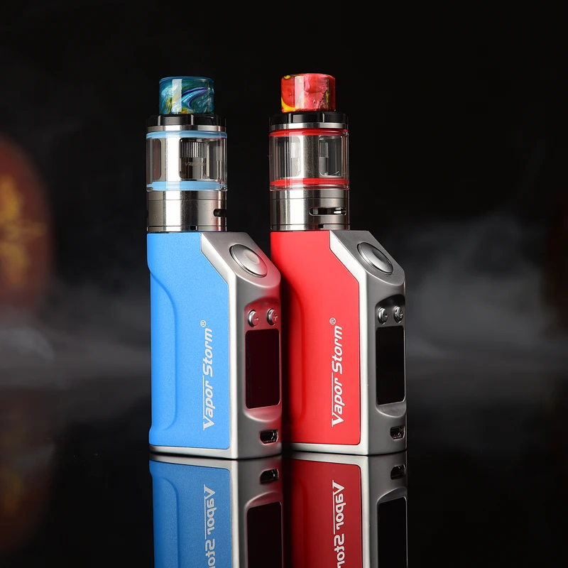 Оригинальная электронная сигарета Vapor storm 50 Вт бокс мод 1200 мАч встроенный