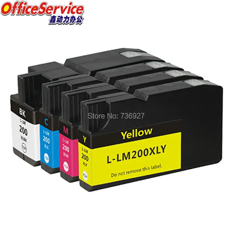 Совместимый чернильный картридж LM200 для принтера Lexmark OfficeEdge Pro4000c Pro5500t на рынках