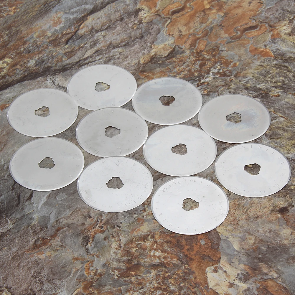 5 шт. 45 мм роторный резак лезвие Лоскутная Кожа тканевая бумага режущие лезвия