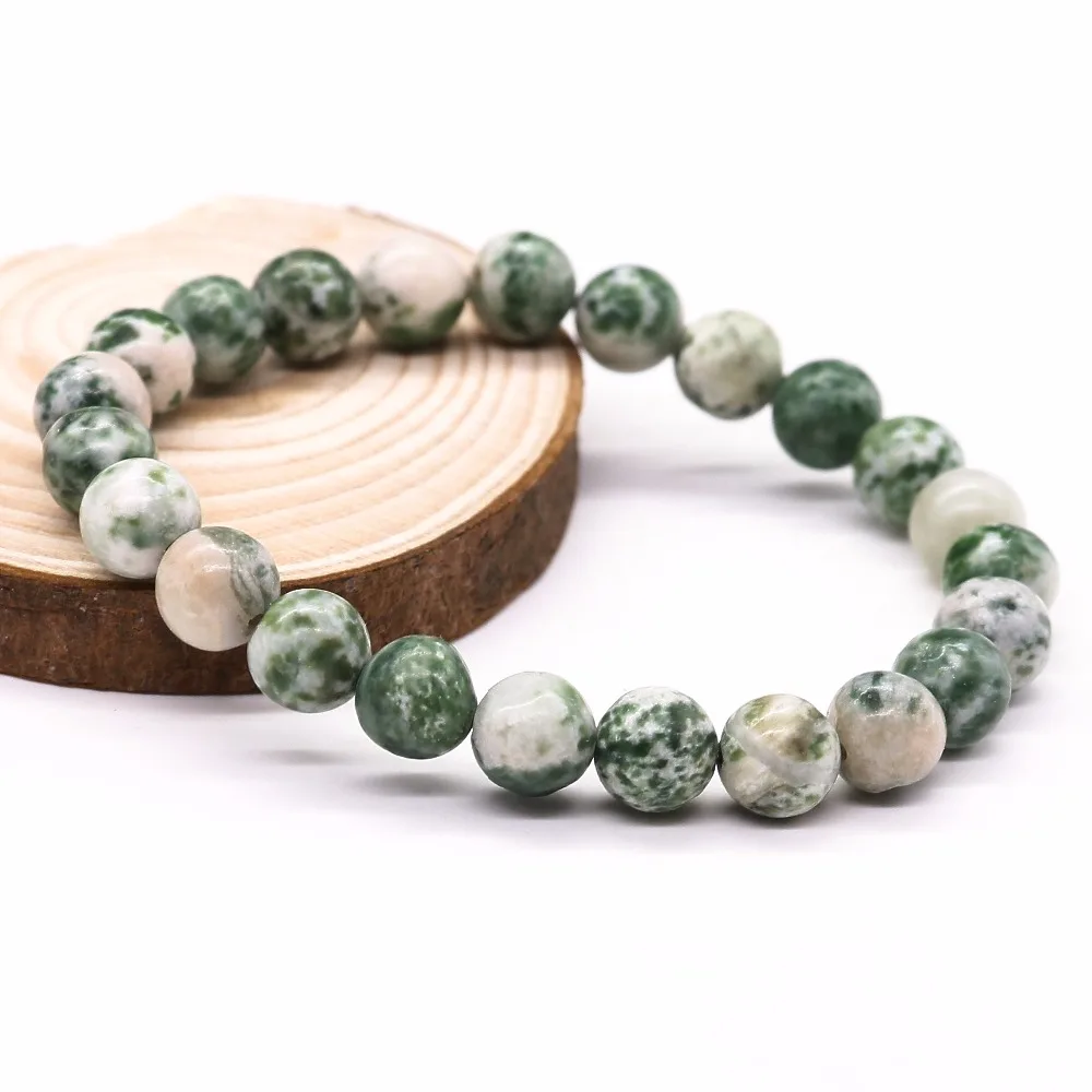 Зеленый бисер Mala браслет камень для йоги из бисера энергетическое ювелирное