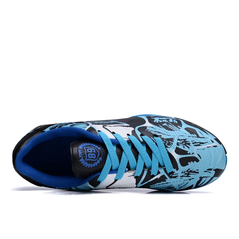 2018 New Style Turf Soccer Shoes for Kids Boys Girls Outdoor Sneakers Unique Print Children's Sport Trainers Teenagers | Спорт и