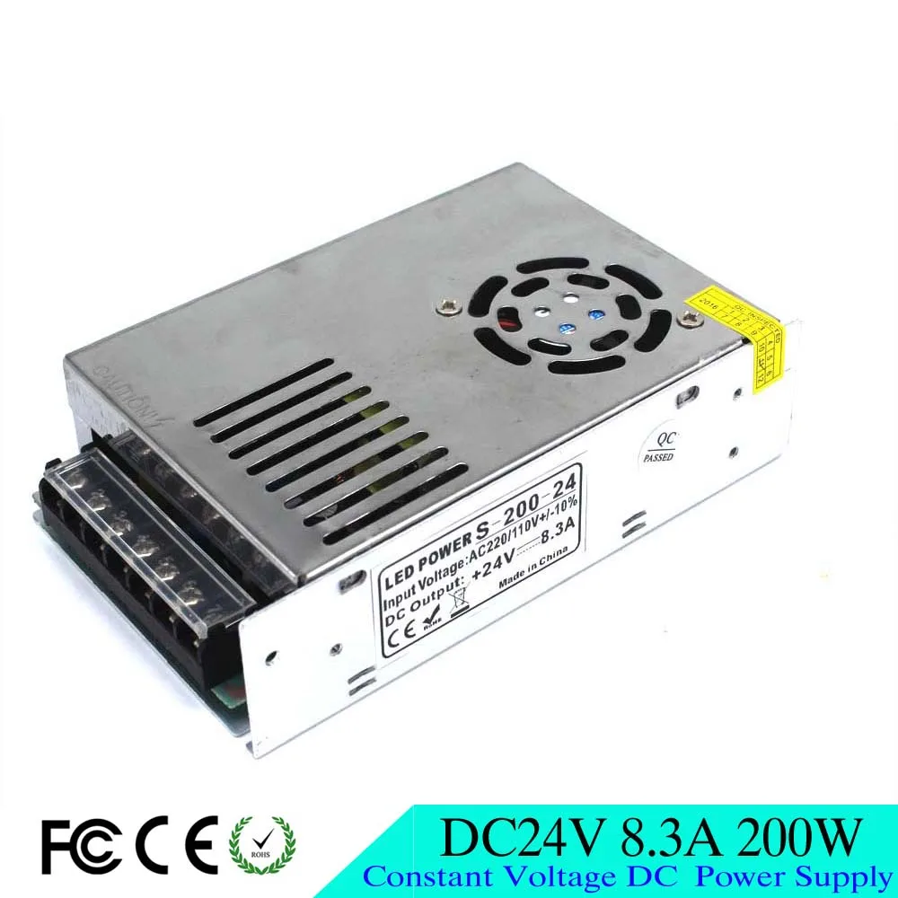 Универсальный источник питания постоянного тока 24 В 200 А Вт светодиодные