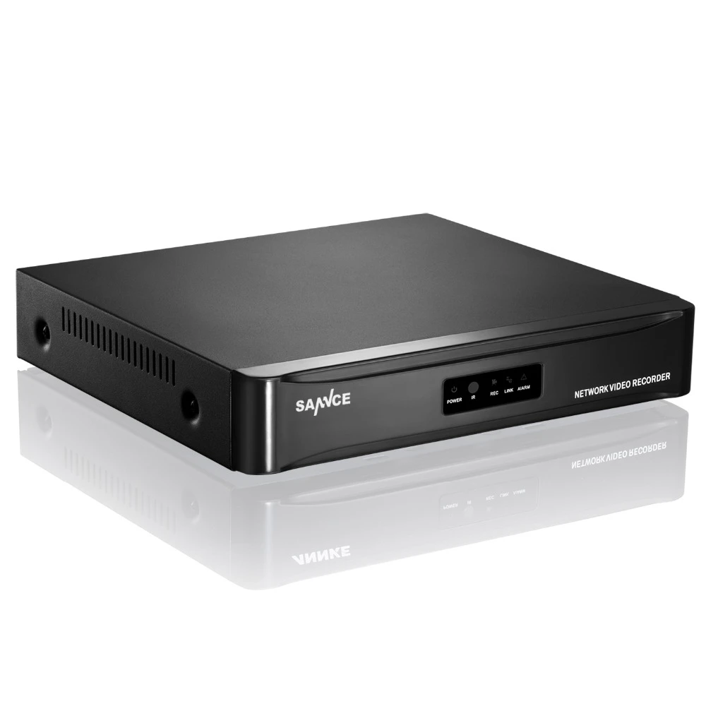 SANNCE 4CH 1080P Сеть POE NVR комплект CCTV система безопасности 2.0MP IP камера наружная ИК ночного видения камера наблюдения система