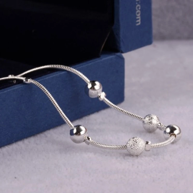 Богемные бусы браслет подвеска на ногу Beach Jewelry Браслеты посеребренные браслеты