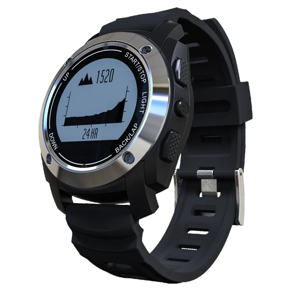 Smartch S928 gps Смарт часы уличные спортивные с монитором сердечного ритма шагомер