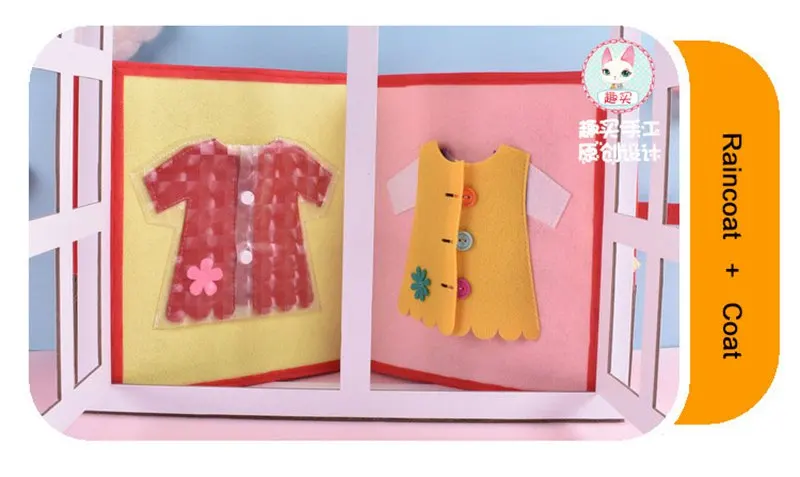 DIY High Quality My First Book 22 Pages For Baby Early Learning Toys Felt Quiet Book Special Gift Mom Handmade Felt DIY Package