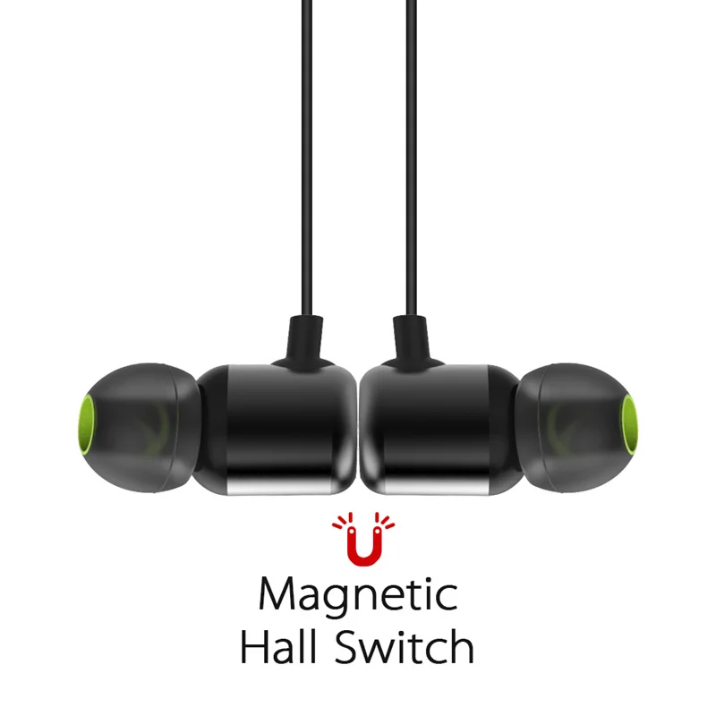 Магнитные Bluetooth наушники с переключателем холла Беспроводные спортивные