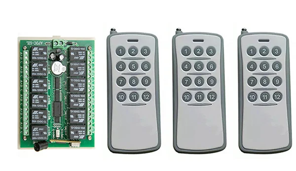 DC12V 12CH 10A RF беспроводной пульт дистанционного управления реле системы