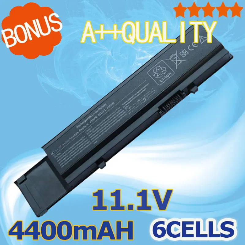 Аккумулятор 4400 мАч для Dell Vostro 3400 3500 3700 0TXWRR 0TY3P4 312 0997 4JK6R 7FJ92|battery for dell|4400mah batterydell vostro